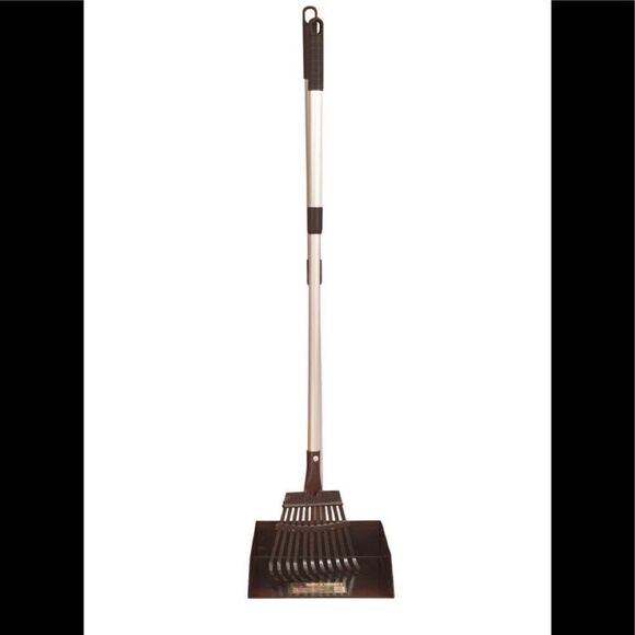 Dog pooper scooper set includes tray and rake - Picture 7 of 10